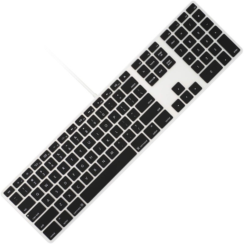 Allinside Black Keyboard Cover for iMac USB Keyboard A1243 MB110LL/B - Image 1